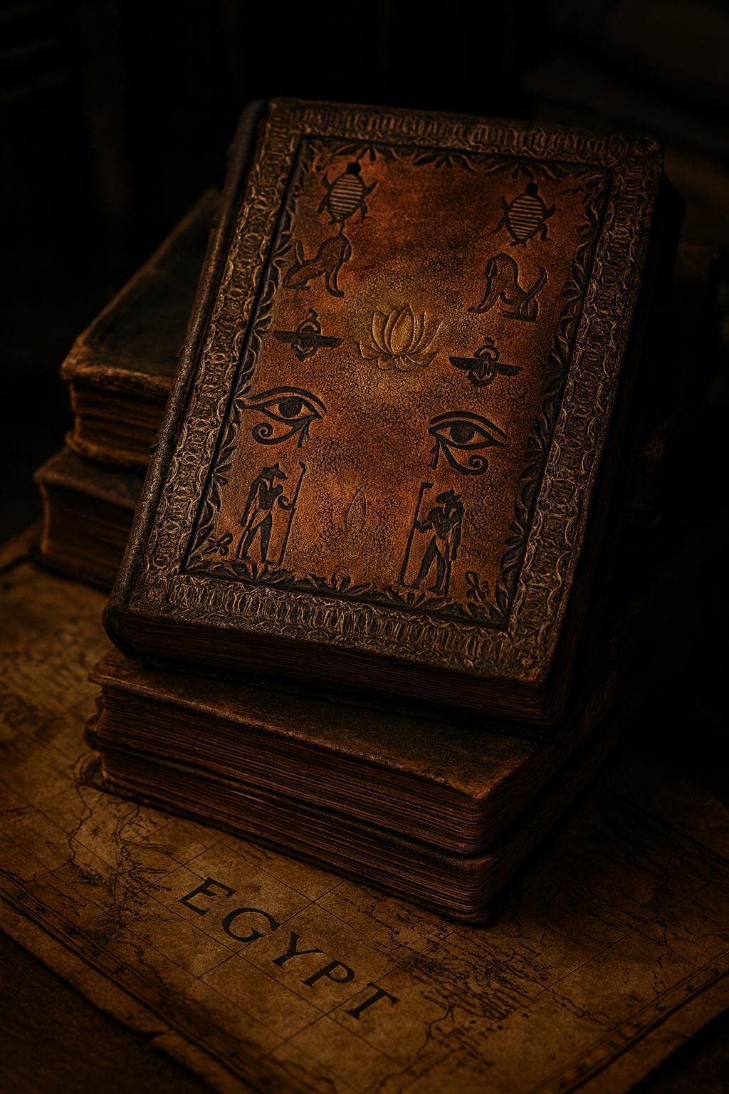 Hand Tooled Leather Bound 'The Alchemist' - Collector's Edition