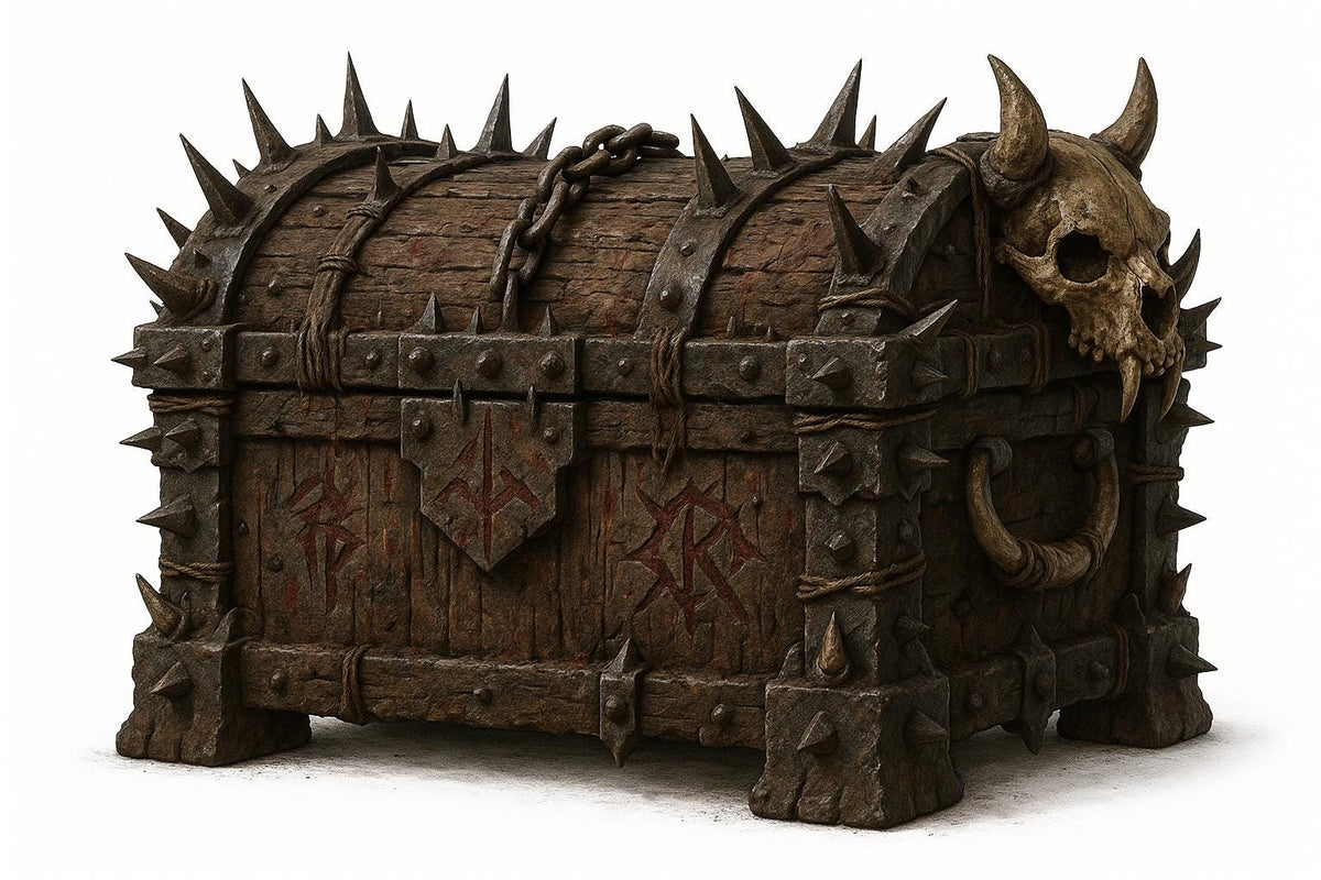 Custom Wall Mount and Display Rack • Fantasy Sci-Fi • Optional Puzzle Lock & Secret Compartments