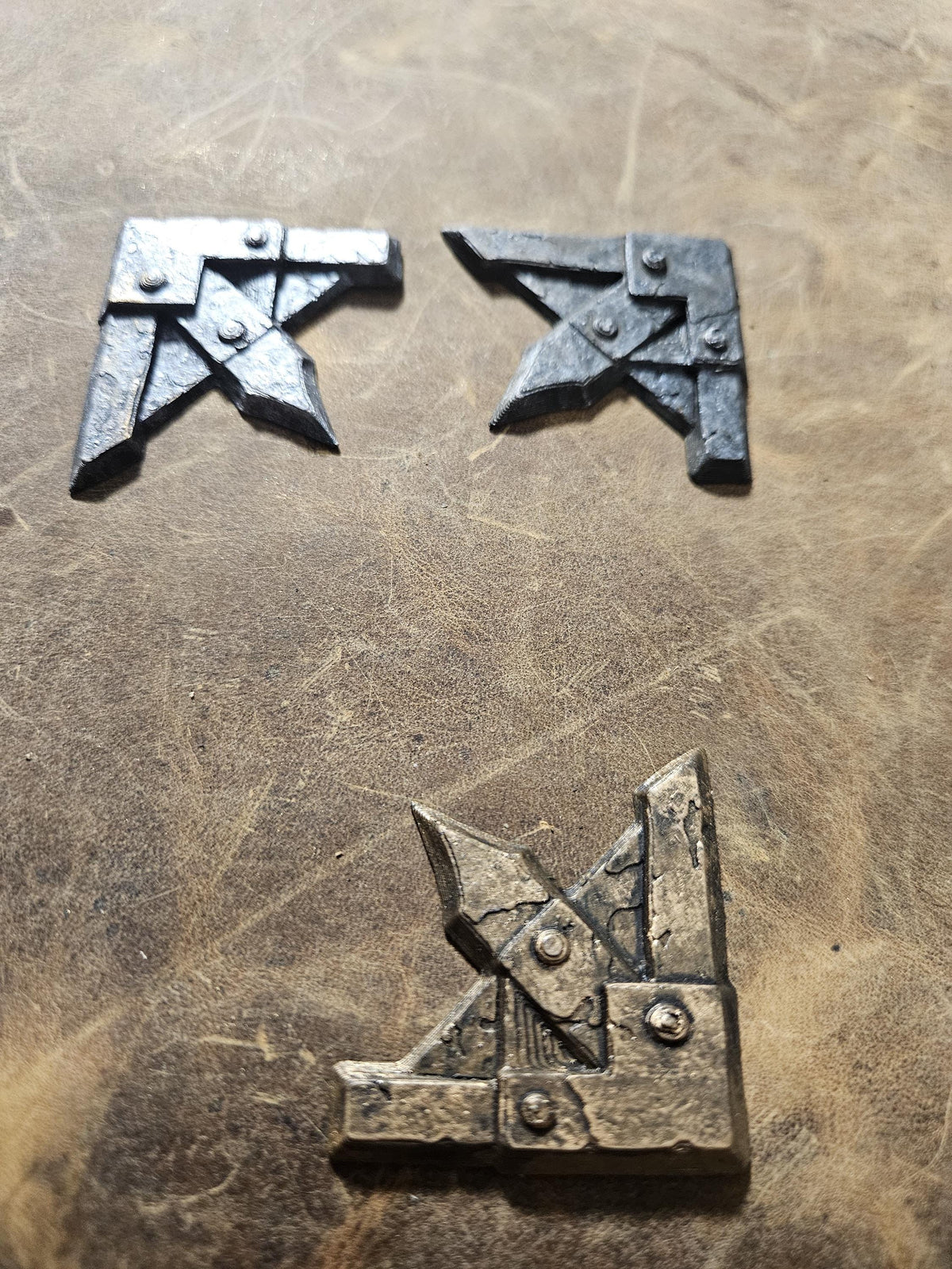 Shard-Forged Corner Guards — Relic-Grade Book Hardware