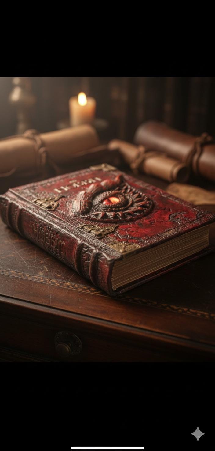 The Hobbit | Hand-Bound Leather Rebinding