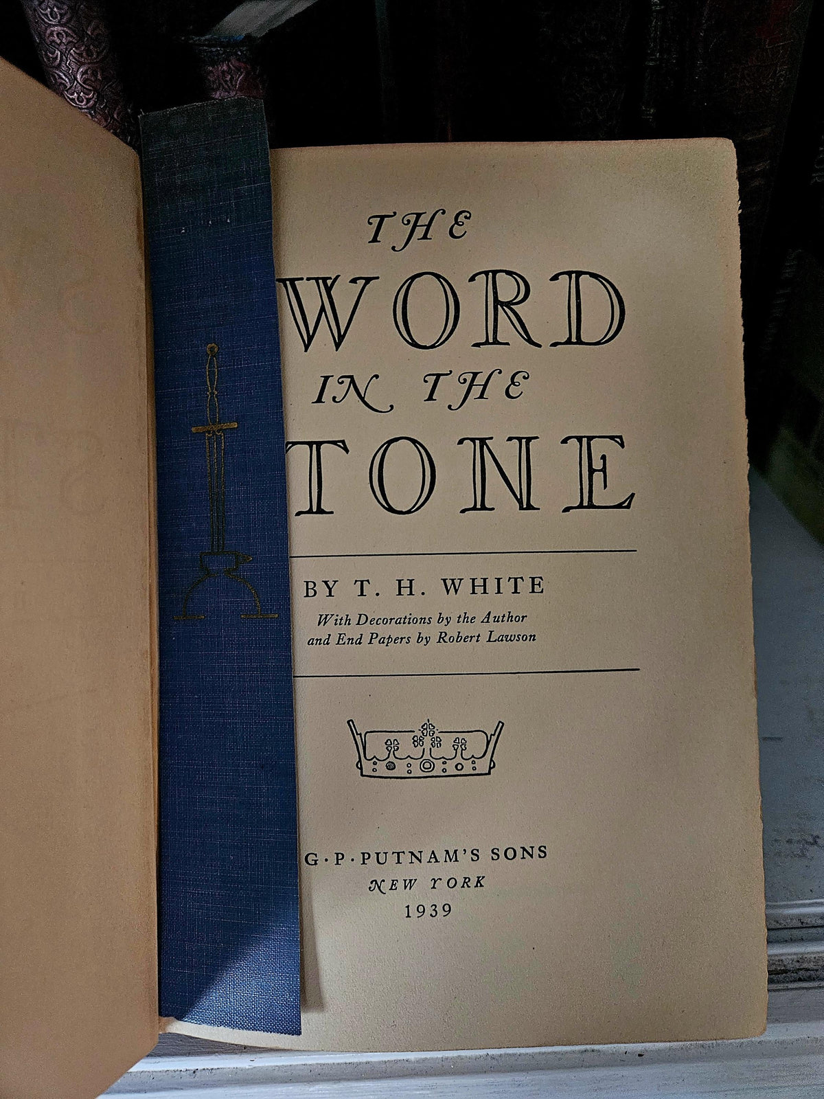 The Sword in the Stone | 1/1 First Edition Leather Rebinding