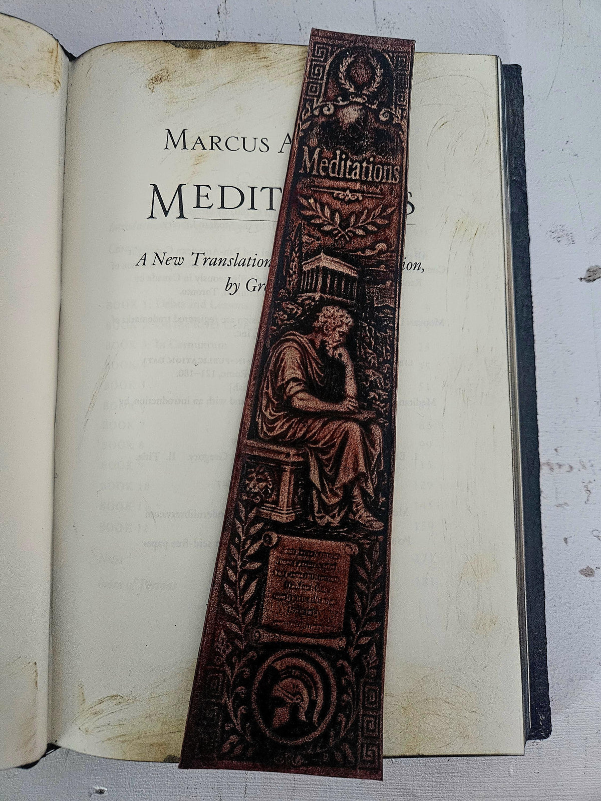 Meditations by Marcus Aurelius | Relic Edition Leather-Bound Book