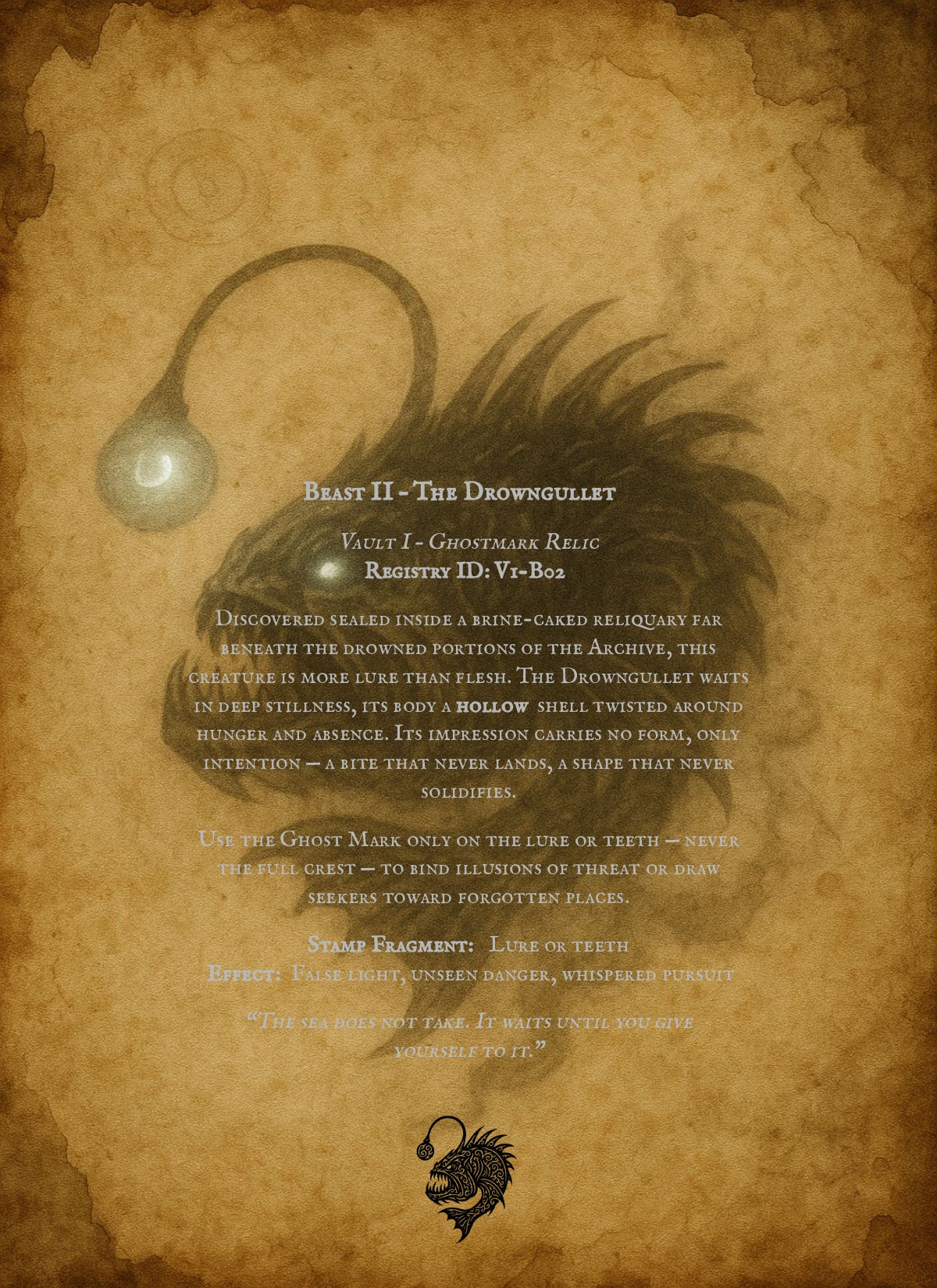 Codex Bestiarum: Vault I – Phantoms of the Seal
