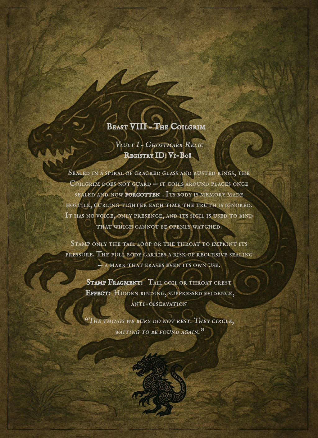 Codex Bestiarum: Vault I – Phantoms of the Seal