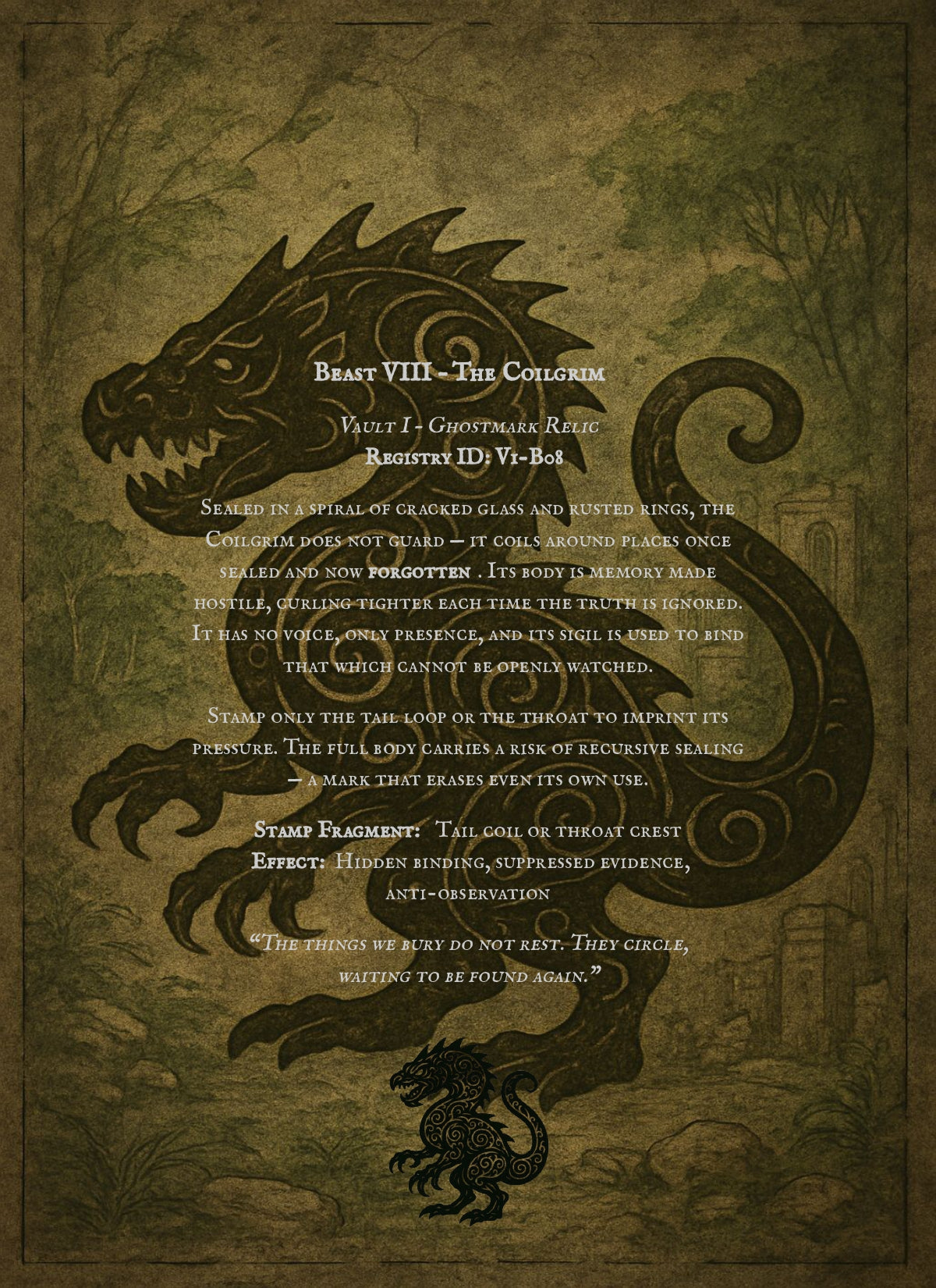 Codex Bestiarum: Vault I – Phantoms of the Seal