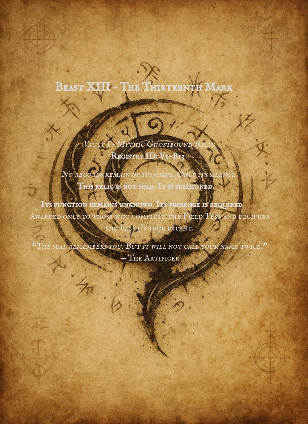 Codex Bestiarum: Vault I – Phantoms of the Seal