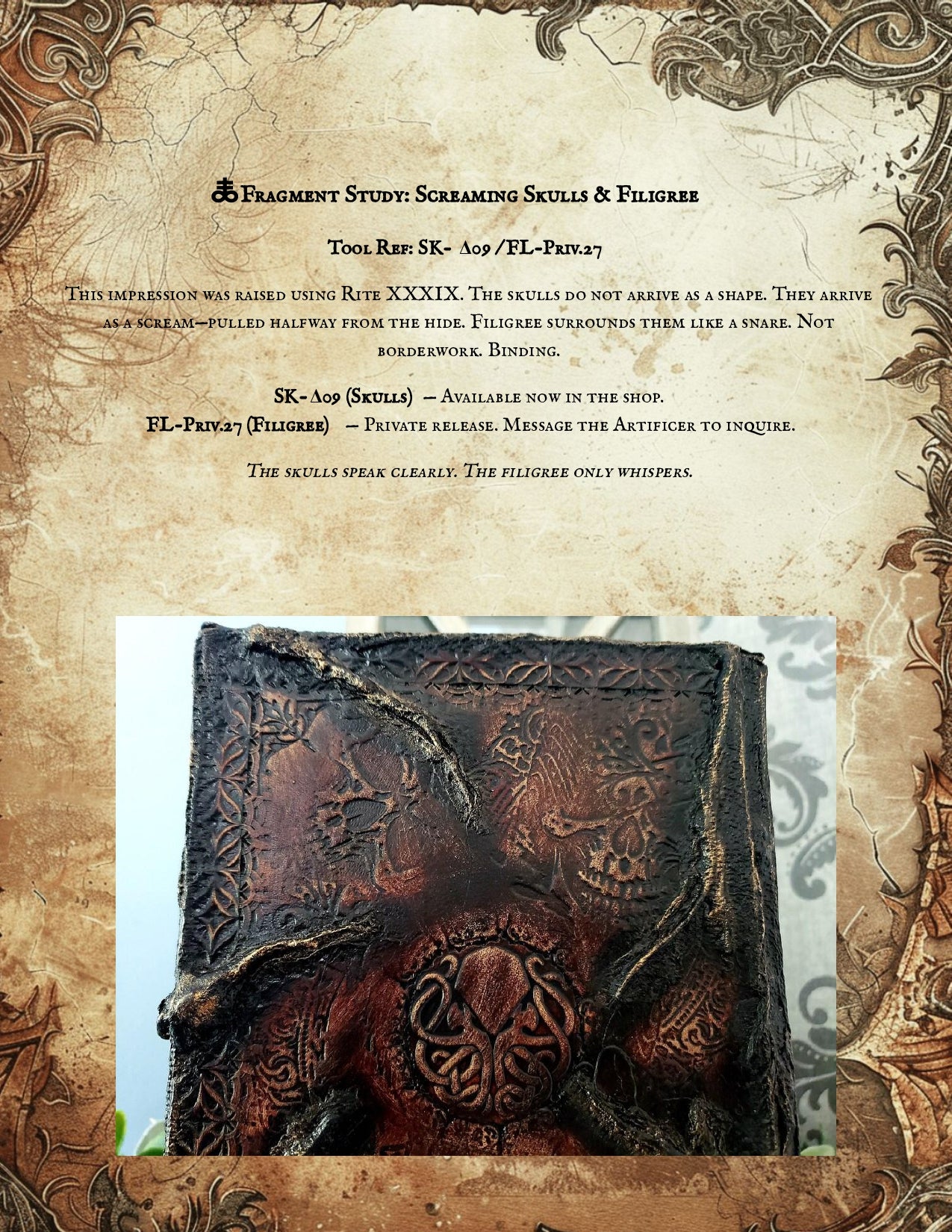 Proprietary Leatherworking Technique – PDF Download with Exclusive Stamp Access