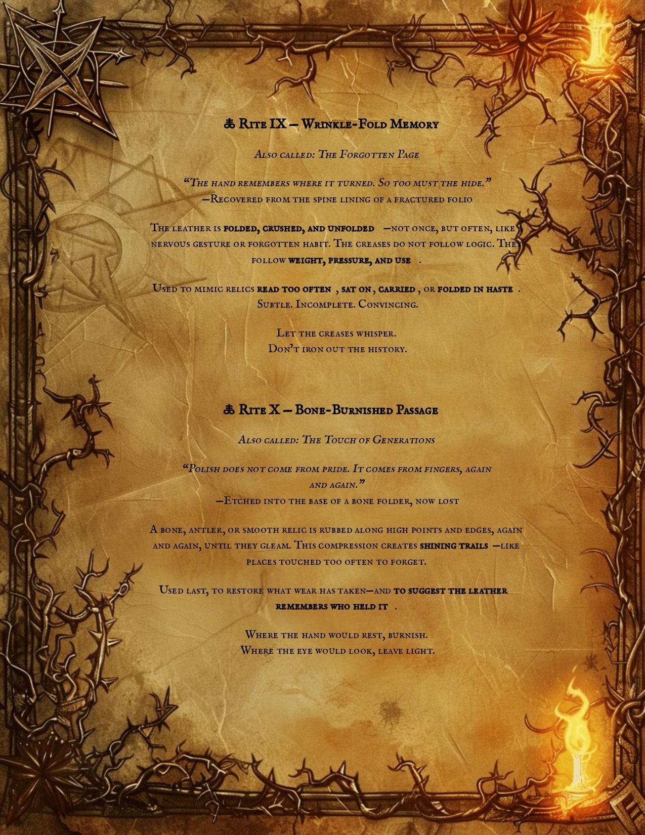 Leather Aging Techniques PDF | Vault Codex of Distressing Rites