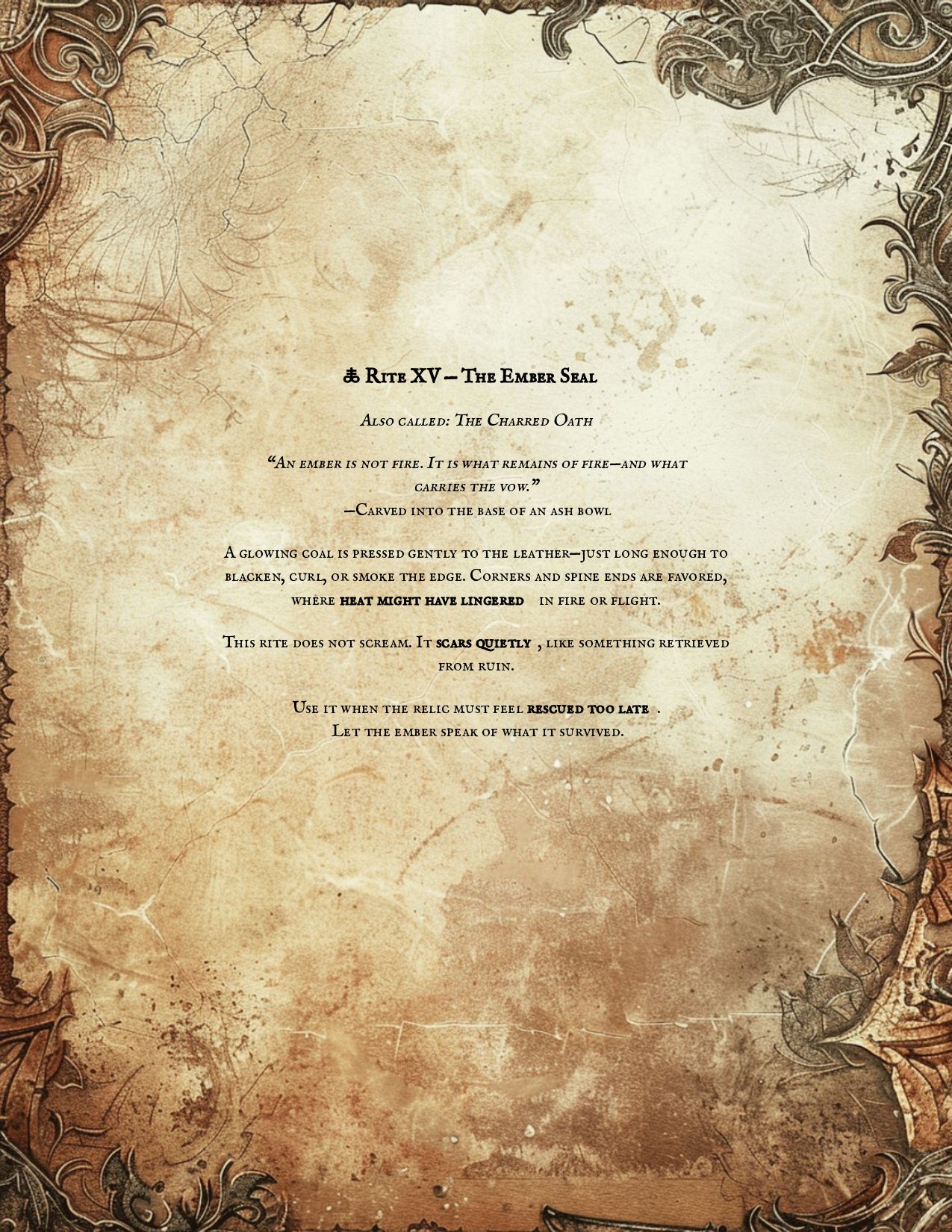 Leather Aging Techniques PDF | Vault Codex of Distressing Rites