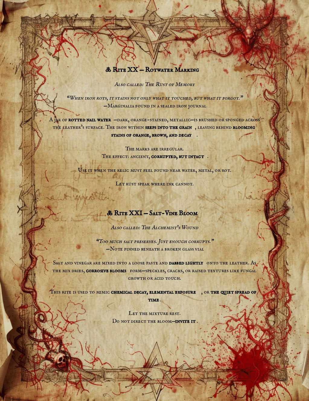 Leather Aging Techniques PDF | Vault Codex of Distressing Rites