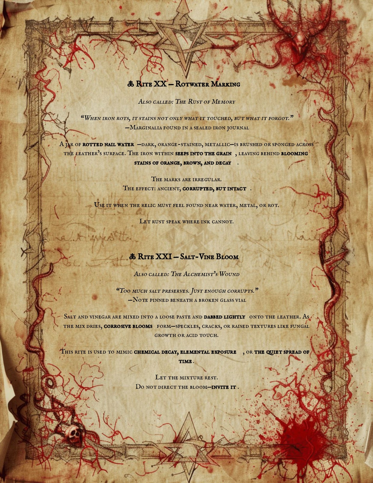 Leather Aging Techniques PDF | Vault Codex of Distressing Rites