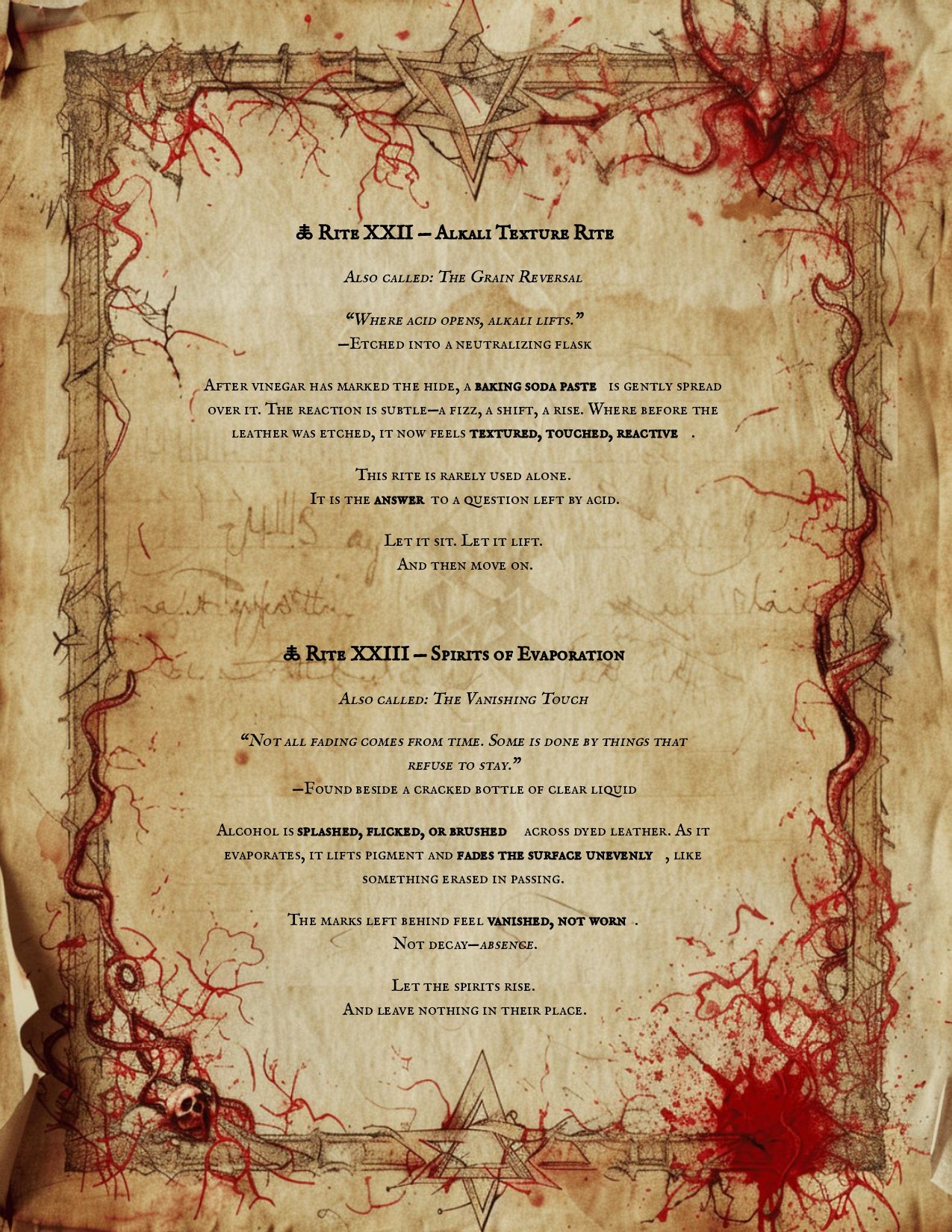 Leather Aging Techniques PDF | Vault Codex of Distressing Rites