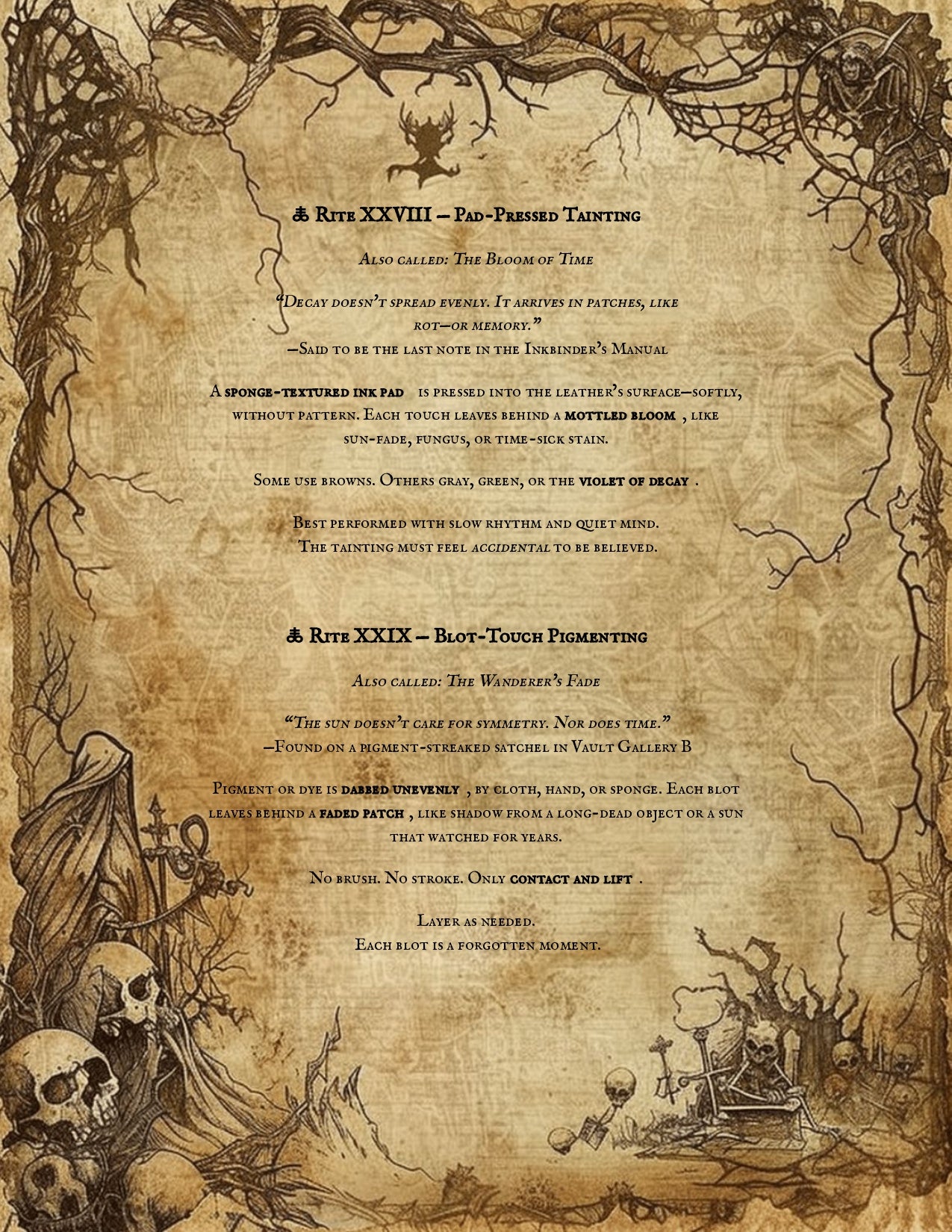 Leather Aging Techniques PDF | Vault Codex of Distressing Rites