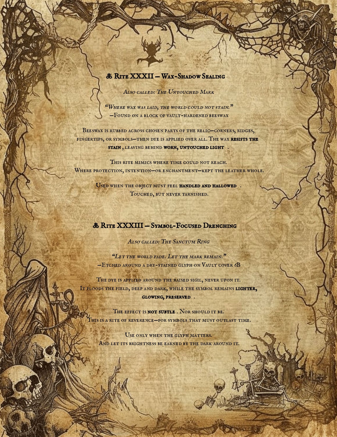 Leather Aging Techniques PDF | Vault Codex of Distressing Rites