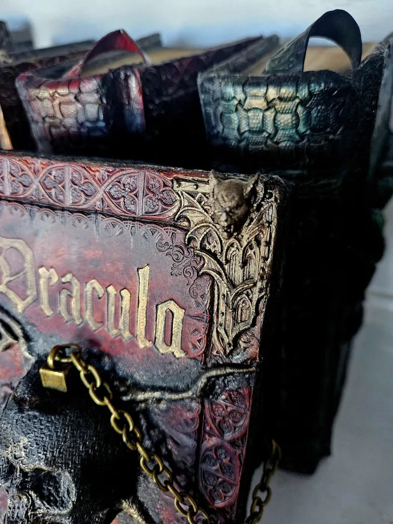 Dracula by Bram Stoker: A Hand Bound Leather Tooled Fine Binding Horror Edition