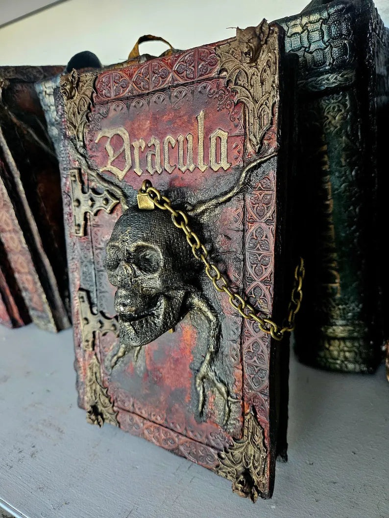 Dracula by Bram Stoker: A Hand Bound Leather Tooled Fine Binding Horror Edition
