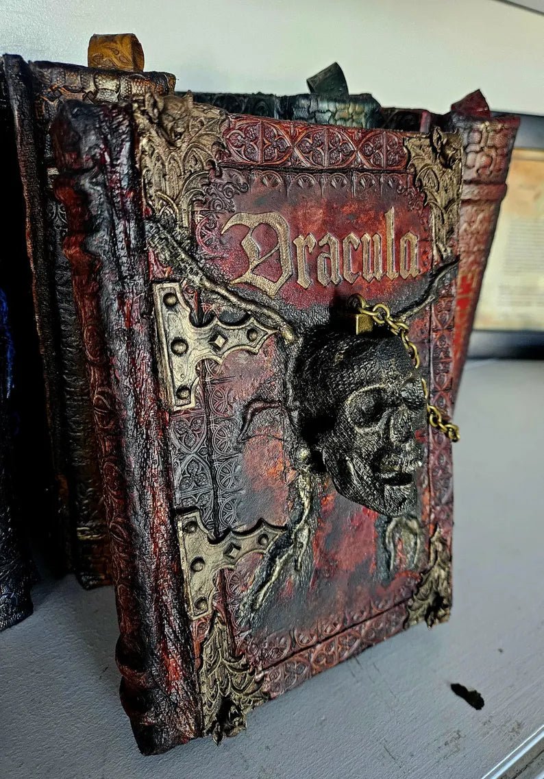 Dracula by Bram Stoker: A Hand Bound Leather Tooled Fine Binding Horror Edition