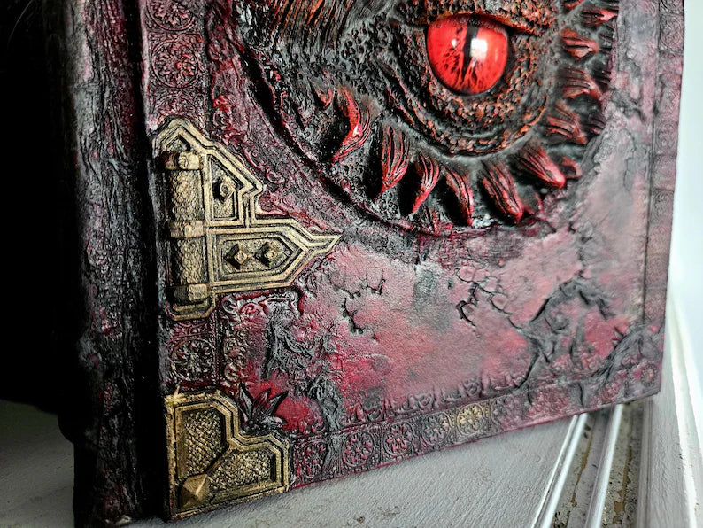 The Hobbit Leatherbound Book | Custom Deluxe Collector's Edition | Smaug Vault Relic - 3rd Anniversary Leather Gift