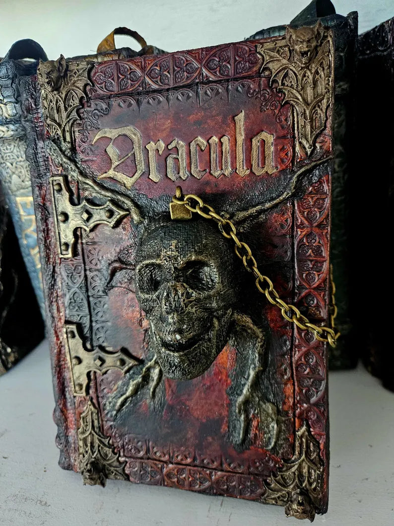 Dracula by Bram Stoker: A Hand Bound Leather Tooled Fine Binding Horror Edition