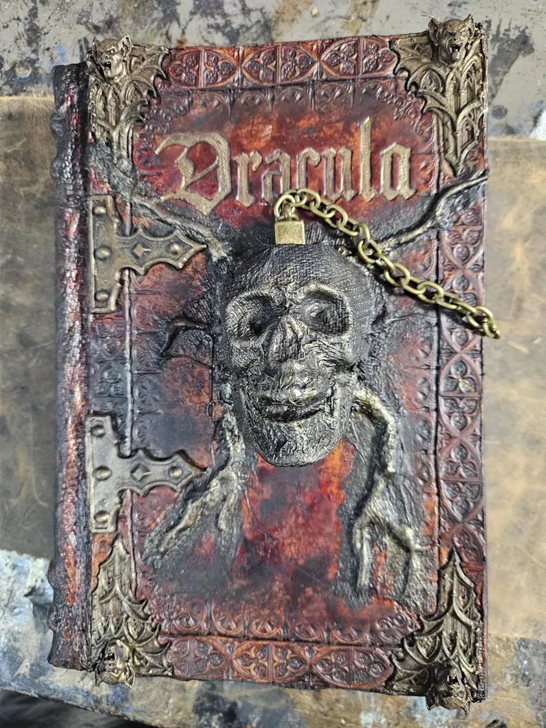 Dracula by Bram Stoker: A Hand Bound Leather Tooled Fine Binding Horror Edition
