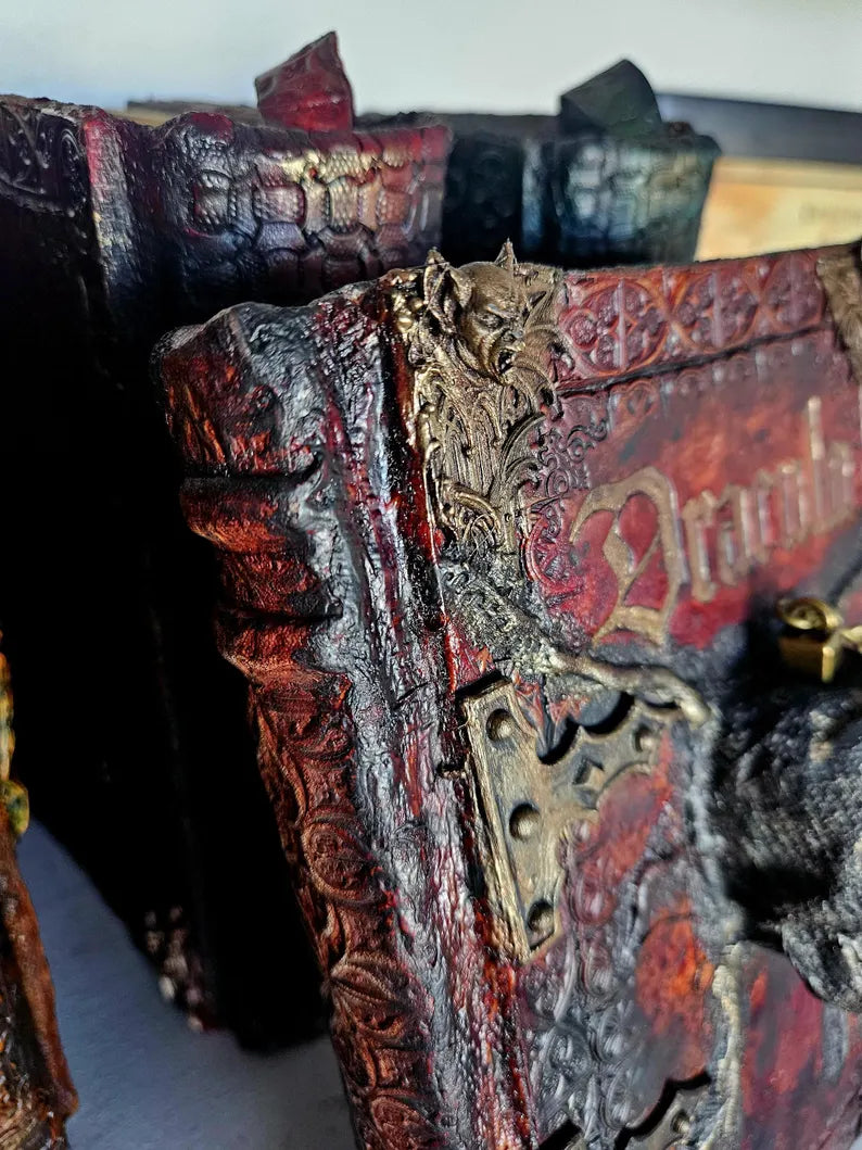 Dracula by Bram Stoker: A Hand Bound Leather Tooled Fine Binding Horror Edition