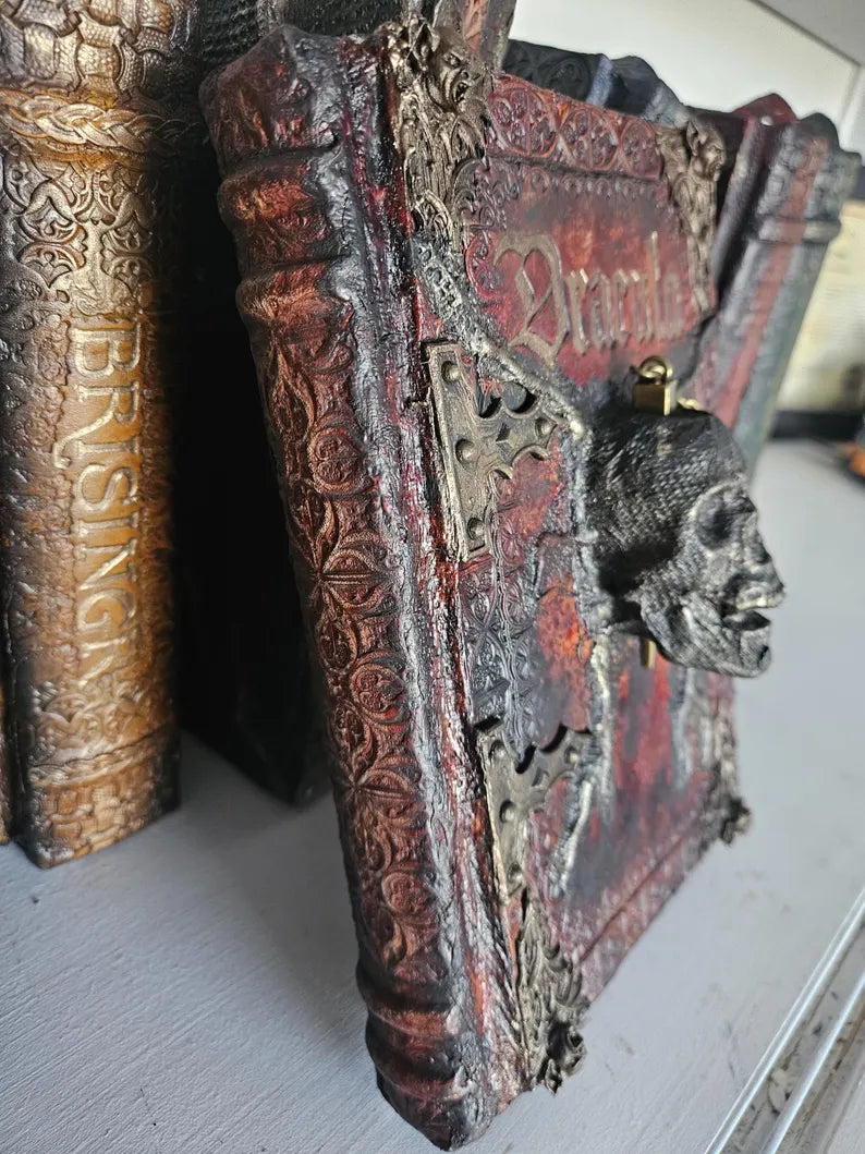 Dracula by Bram Stoker: A Hand Bound Leather Tooled Fine Binding Horror Edition