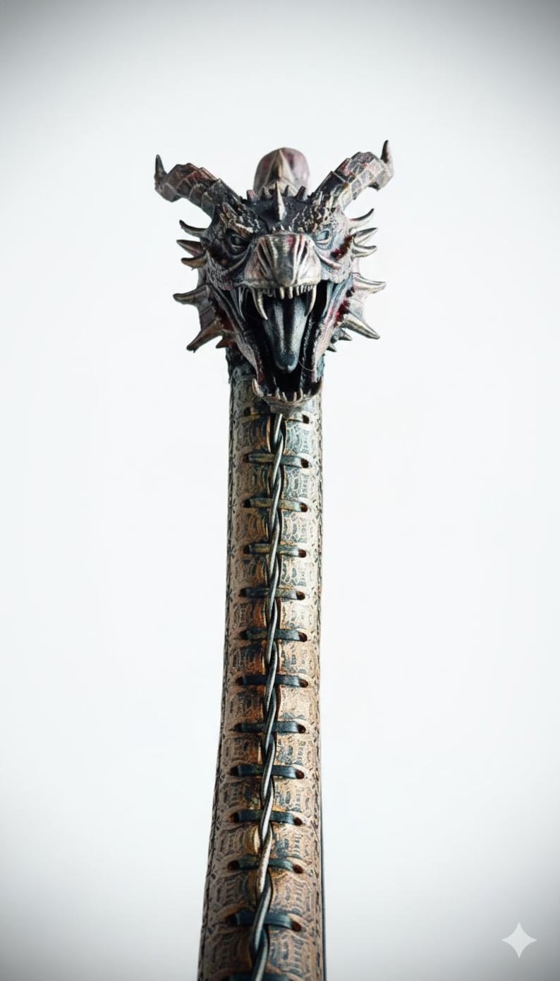 Custom Dragon Recurve Bow - Functional Archery Masterpiece - Medieval Heirloom Bow - Personalized Draw Weight and Design