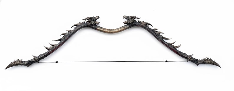 Custom Dragon Recurve Bow - Functional Archery Masterpiece - Medieval Heirloom Bow - Personalized Draw Weight and Design