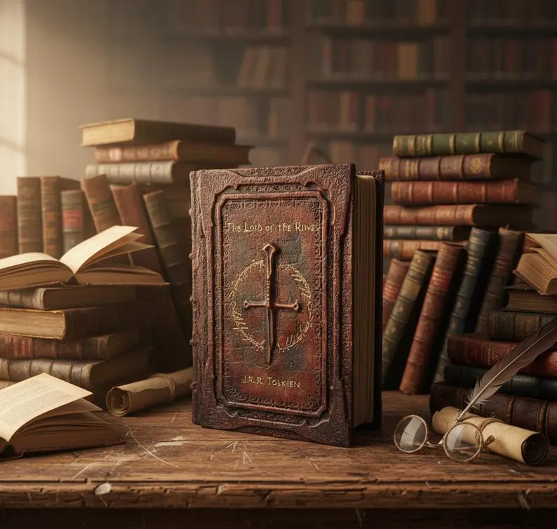 Lord of the Rings: The King’s Edition | Hand-Bound Leather Illustrated Deluxe Artifact