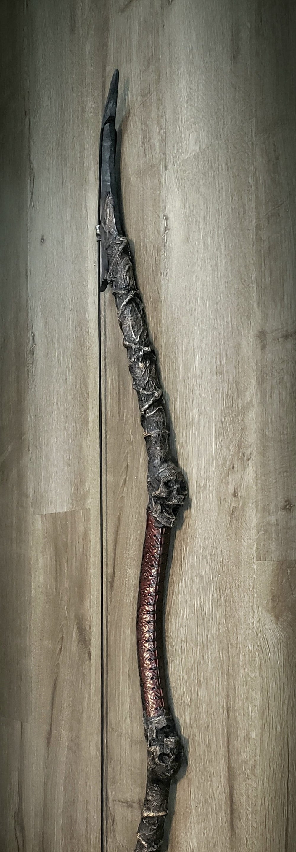 Hope’s End – Fully Functional Recurve Bow | Handmade Fantasy Archery Bow | LARP, Cosplay, Hunting, Display