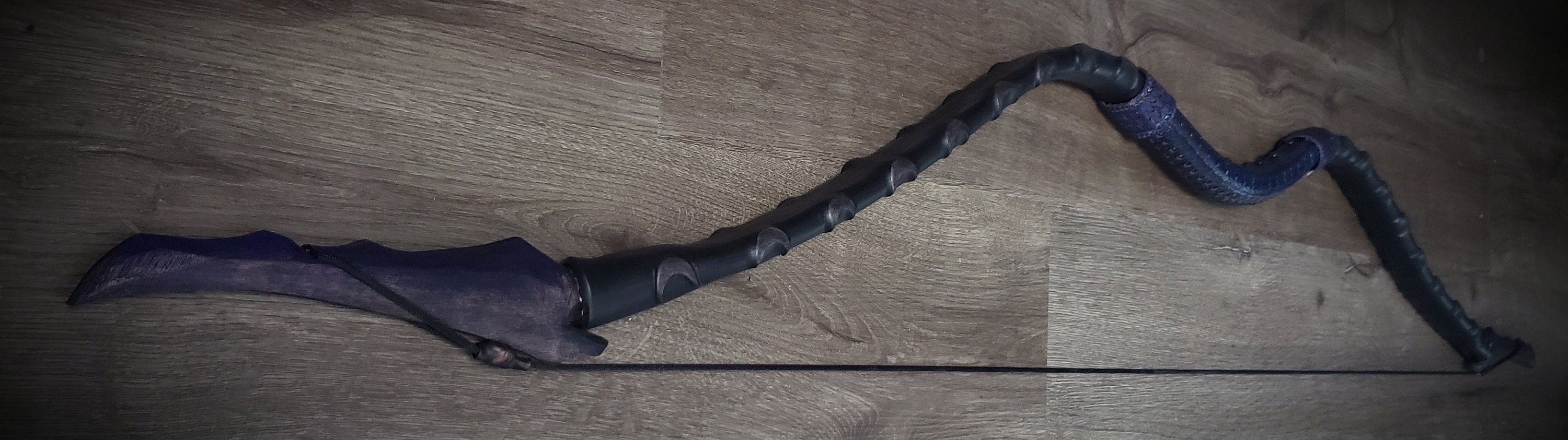 Omen Recurve Bow – Handcrafted Scythian-Inspired Functional Bow | Leather Grip Fantasy Archery for LARP & Display