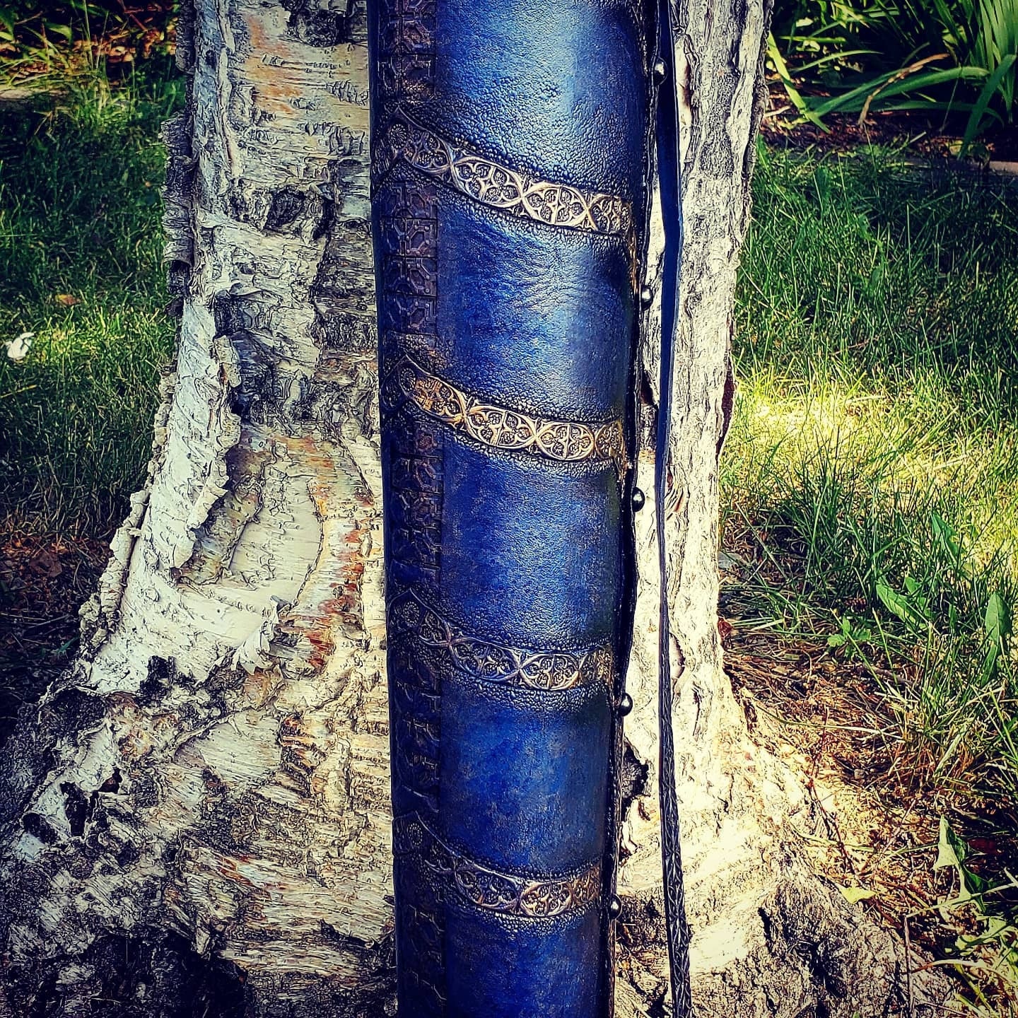 Handcrafted Leather Arrow Quiver – Indigo Angelic Archery, LARP, Cosplay