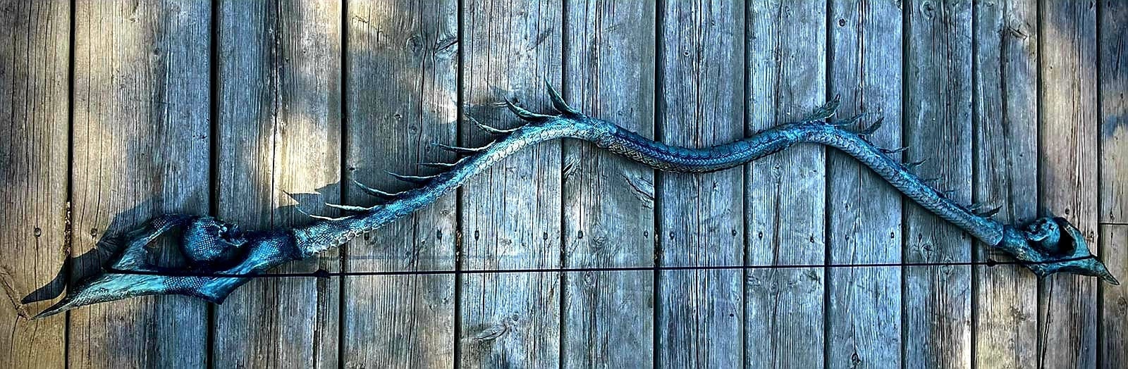 Deathbinder Recurve Bow – Bone & Magic Themed Fantasy Archery Bow | Fully Functional