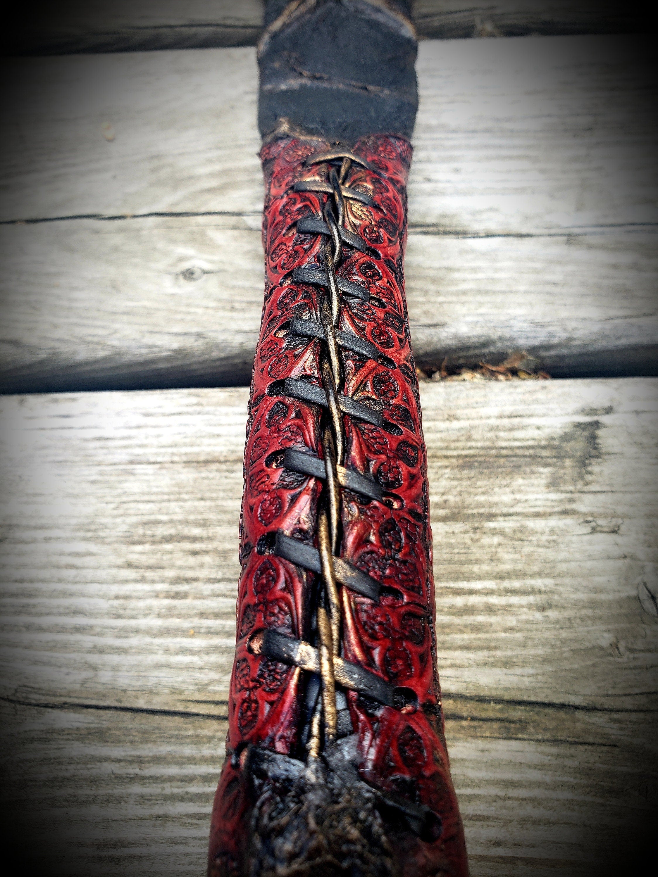 Ouroboros Recurve Bow – Functional Fantasy Bow | Dragon-Wrapped Weapon | 20–30 lb Draw | Handcrafted Archery