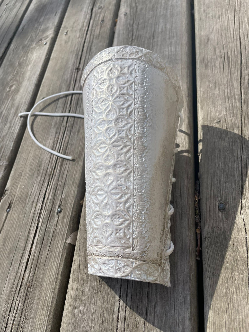 Celestial Light Armguard – Fantasy Leather Bracer for LARP, Cosplay & Costume Armor | Mythic Warrior Gear