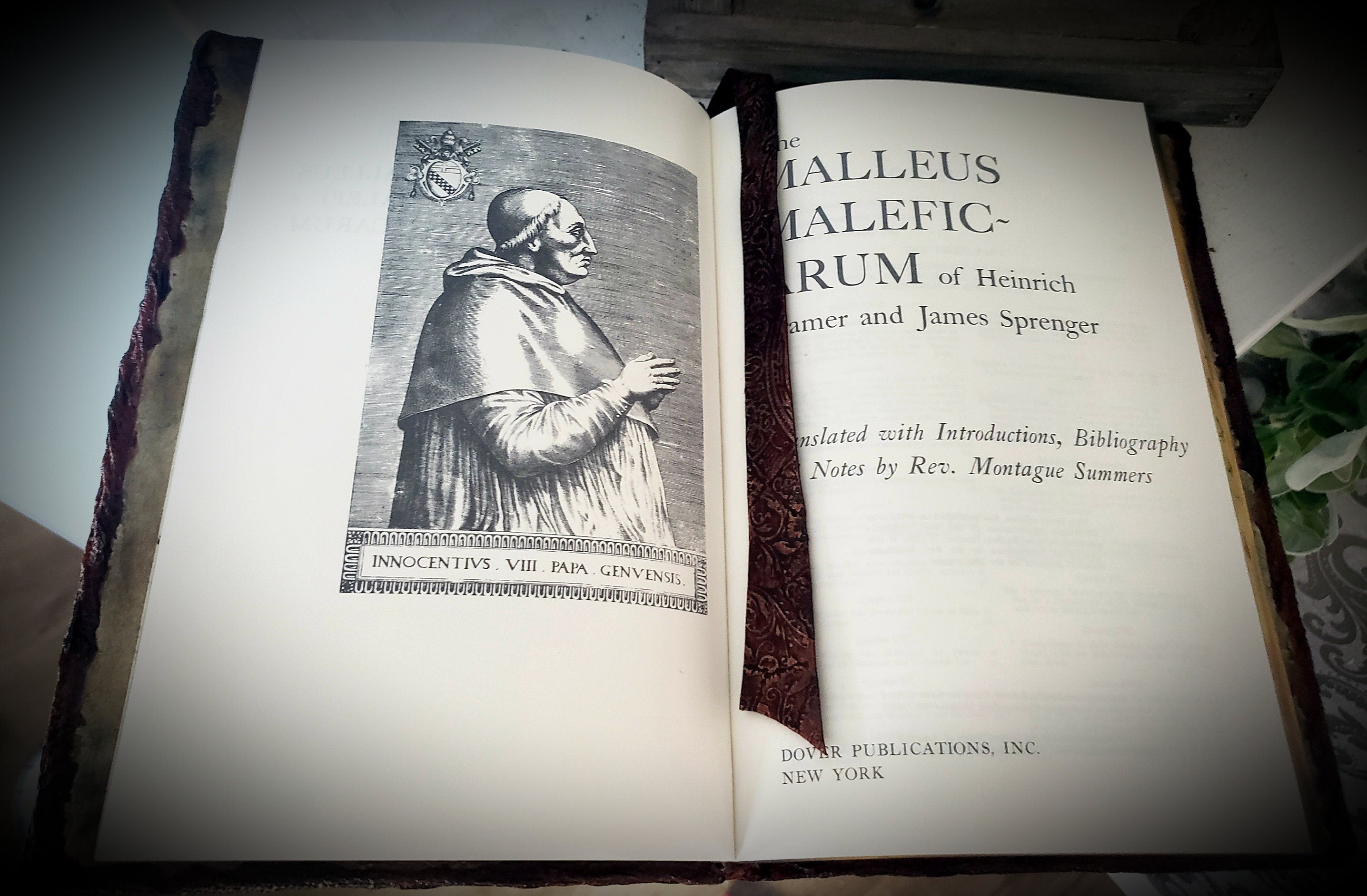The Malleus Maleficarum – Hammer of Witches Leather Hardcover
