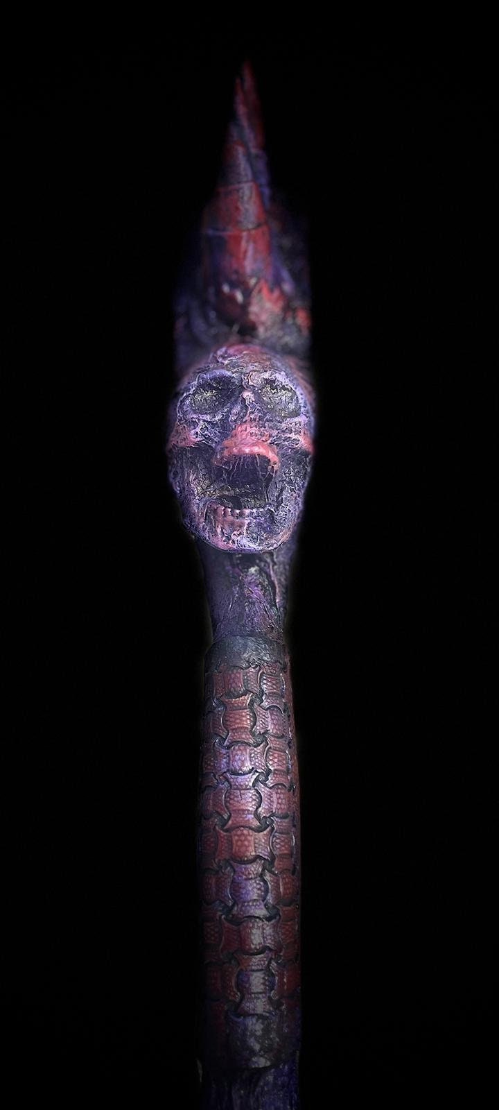 Abyssal Soul Render Recurve Bow – Functional Fantasy Weapon, 25-30 lb Draw