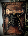 Necronomicon – Leather Collector’s Edition | Hand Tooled Lovecraft Book | Skull Emboss | Arcane Horror Tome