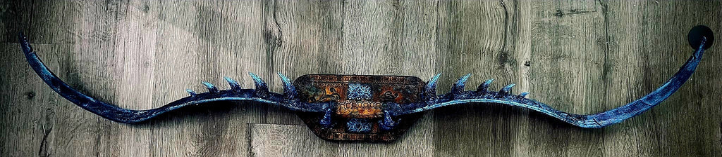 Enchanted Dragon Horn Bow Stand | Recurve & Longbow Display | Artisan Archery Rack