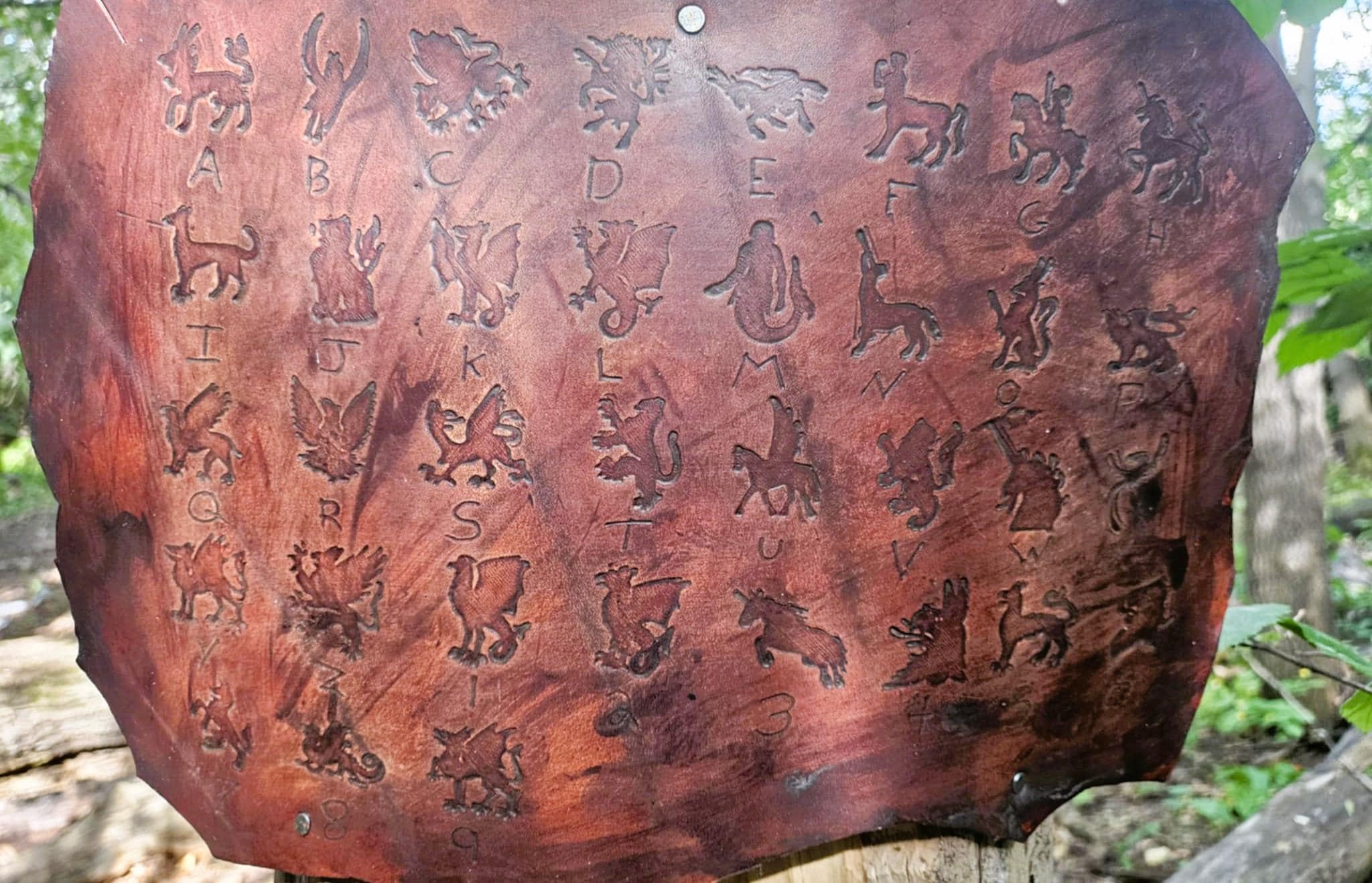 Leather Stamps 32 Heraldic Animals– Mythic Crest Collection for Leather, Clay & Crafting