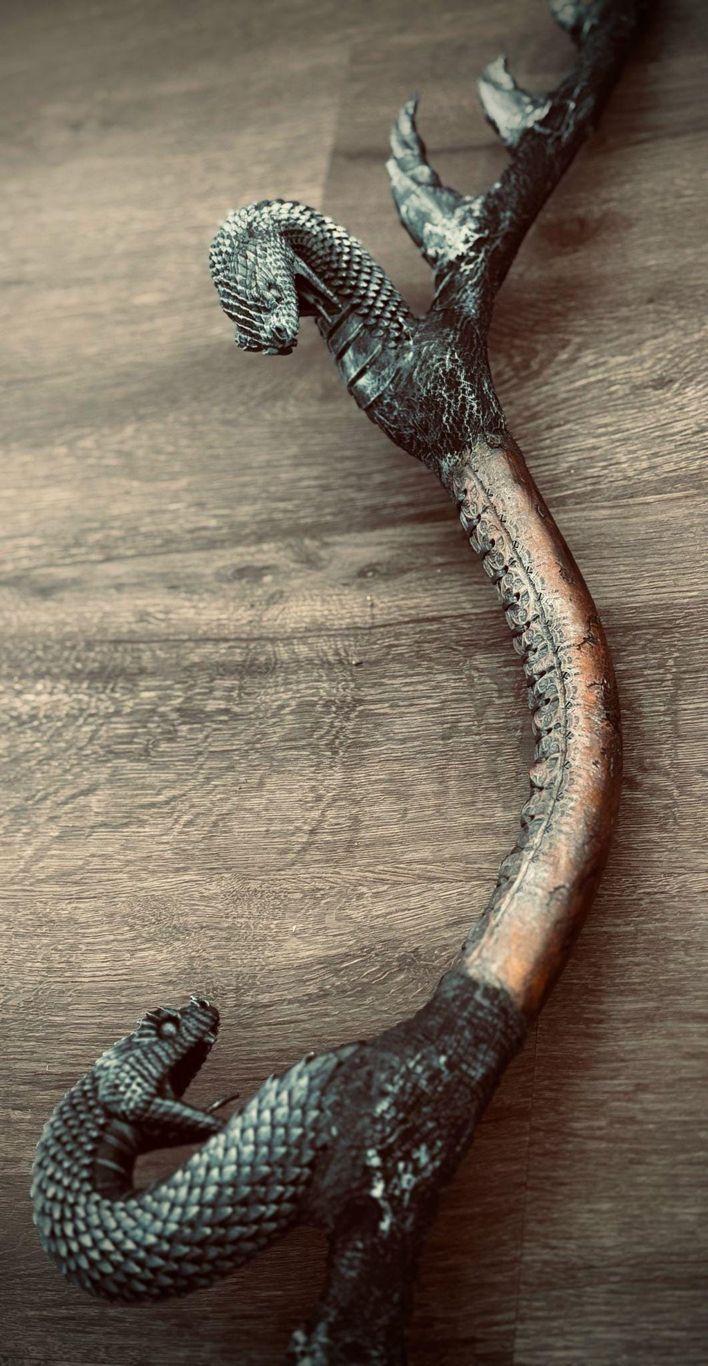 The Serpent’s Coil | Handcrafted Snake Bow