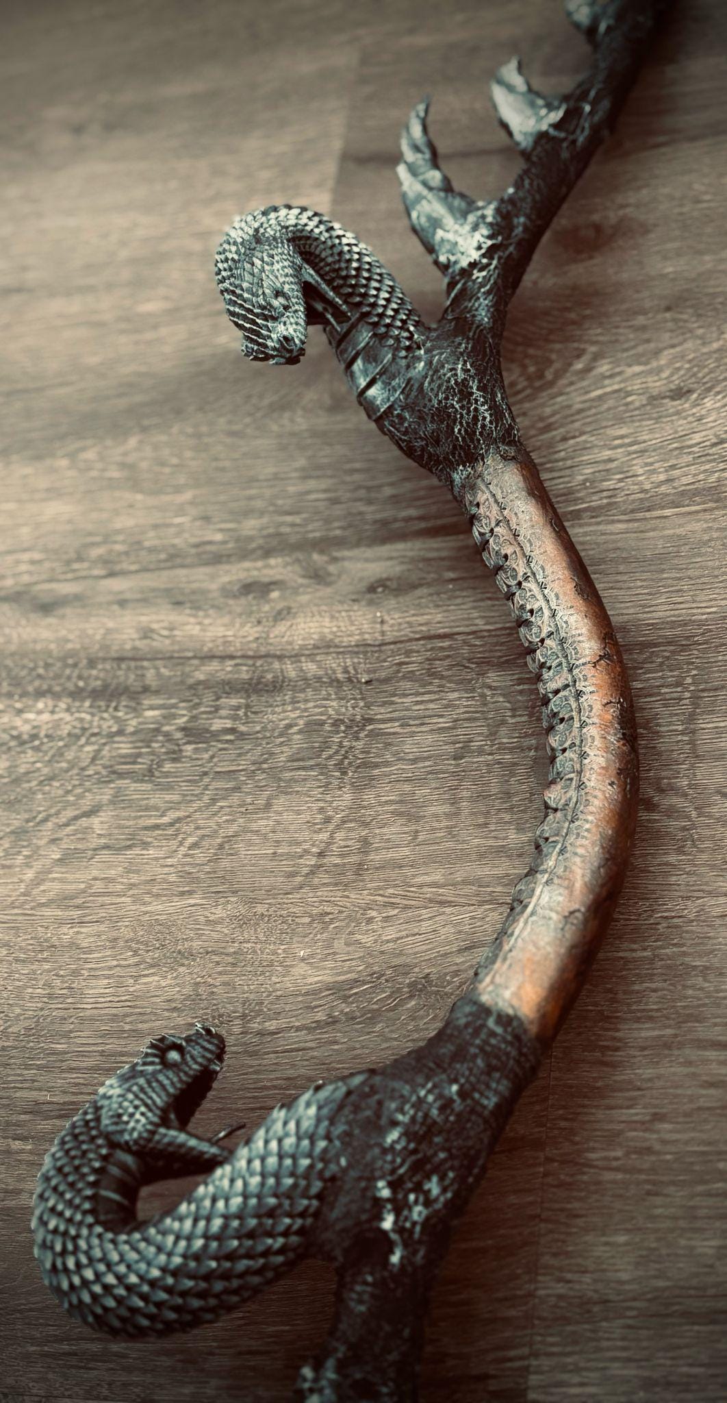 The Serpent’s Coil | Handcrafted Snake Bow
