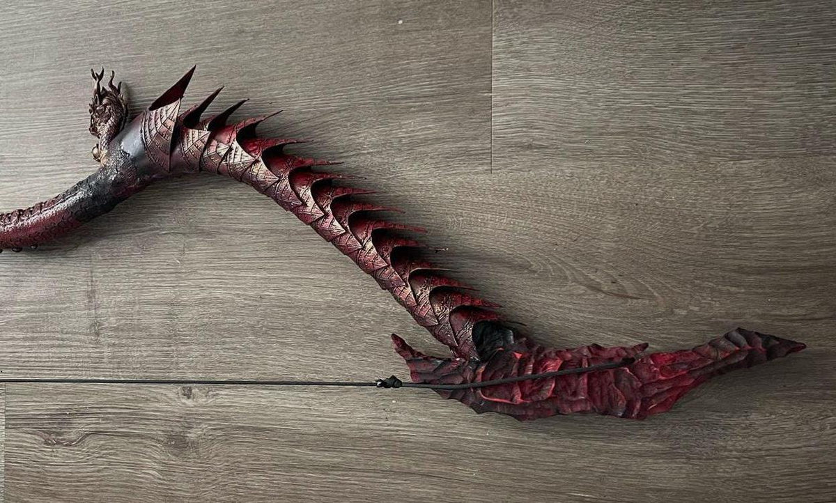 Emberwing Recurve Bow | Handcrafted Dragon Heirloom Bow