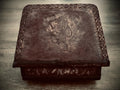 Narnia Book Stand | Dark Cherry | Leather Display & Reading Stand