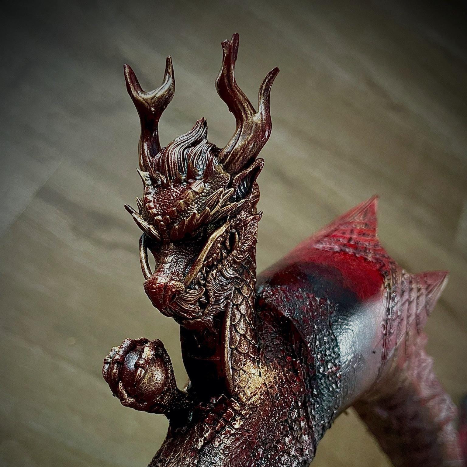 Emberwing Recurve Bow | Handcrafted Dragon Heirloom Bow