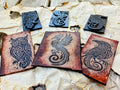 Celtic Bird Leather Stamp Set – Knotwork Embossing Tool (3 Sizes)