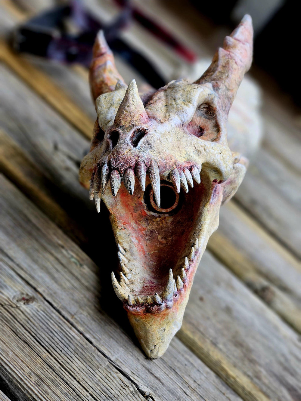 Bloodfire – 145 FPS Dragon Spine Nerf Blowgun | Functional Fantasy Weapon for Cosplay, LARP, and Wasteland Builds
