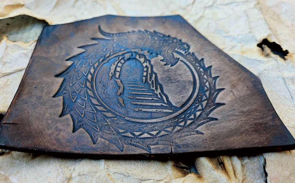 Mythic Dragon Leather Stamp Set – Fantasy Leathercraft Tooling