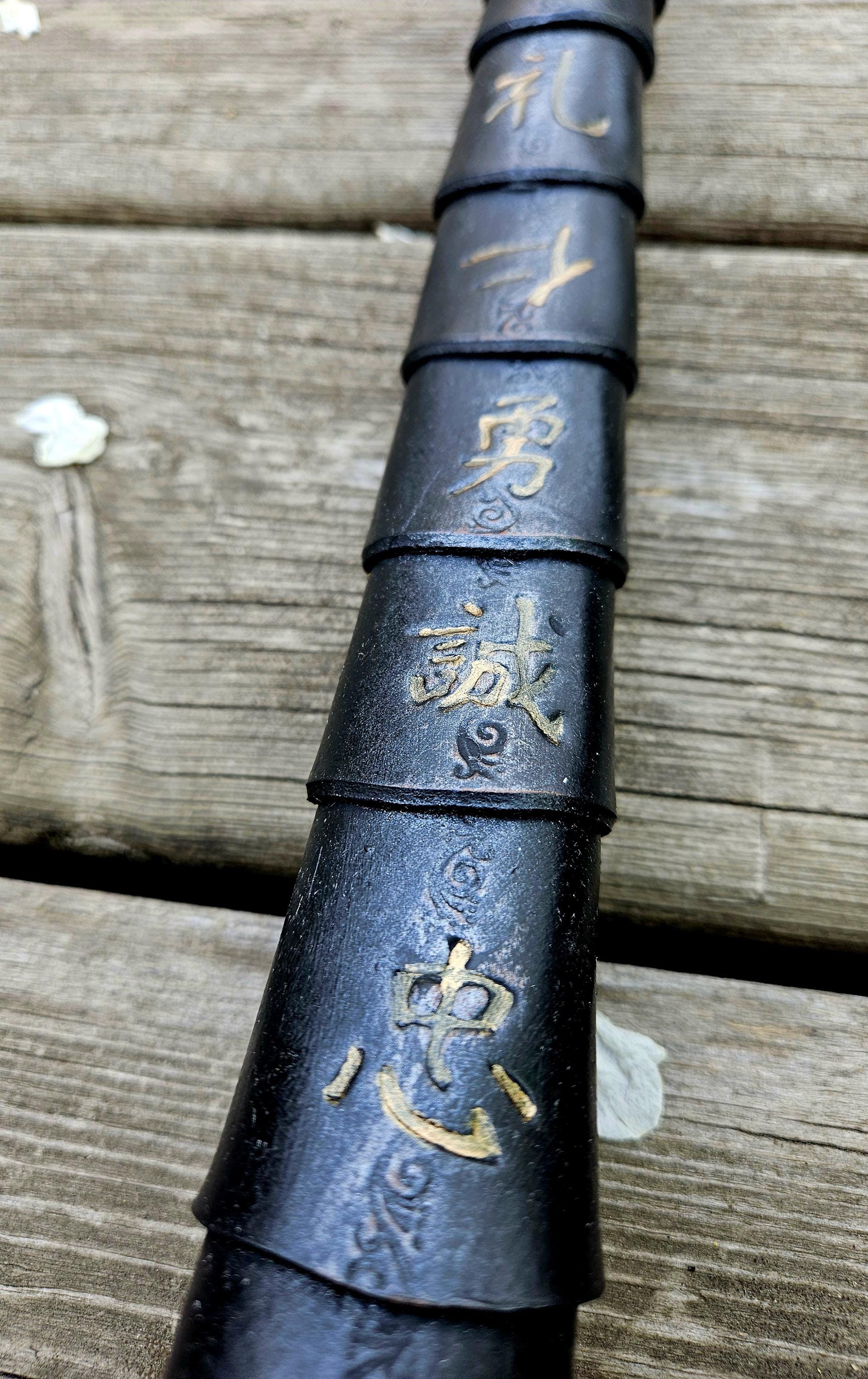 Samurai Yumi Bow – Oni Mask, Custom Recurve Archery, LARP Cosplay