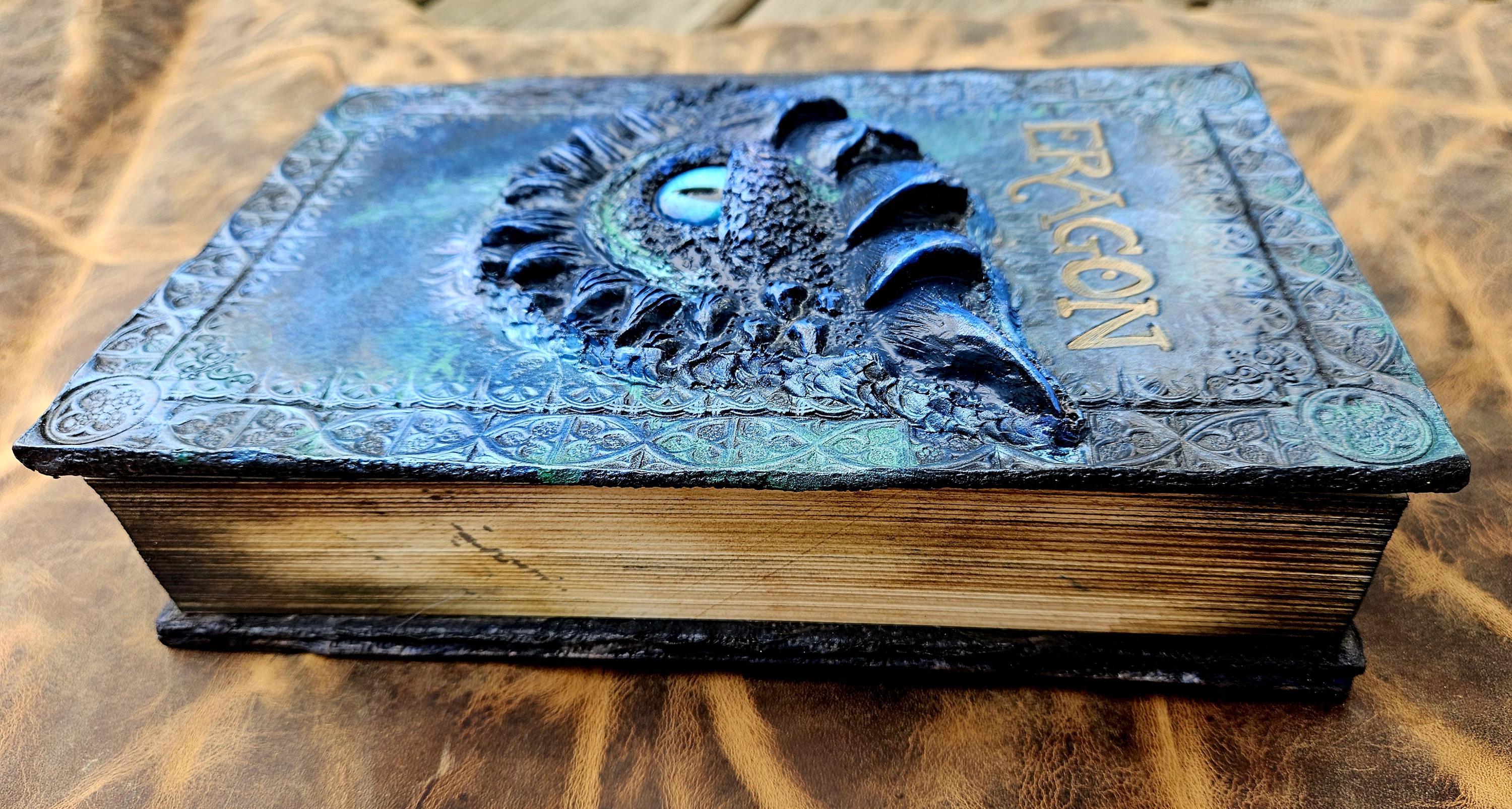 Eragon Book – Handcrafted Leatherbound Dragon Eye Edition | Fantasy Relic Grimoire | Artificer Collector’s Tome